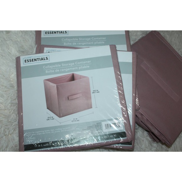 Blush Pink Storage Baskets - Picture 2 of 4